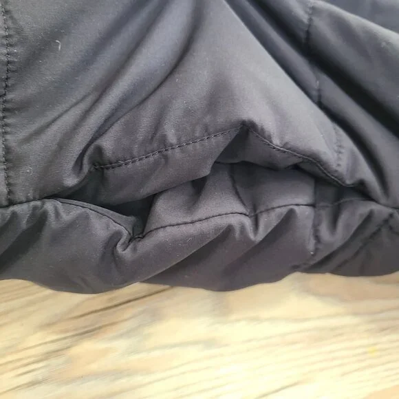 NWT Norma Kamali Sleeping Bag Hooded Jacket Coat Black size M/L - Picture 10 of 10